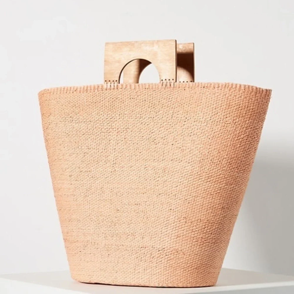 Anthropologie Artesano Straw Tote